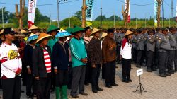 Warga Lintas Elemen Kepung Omah Sawah, Upacara HUT ke-81 RI Jadi Simbol Persatuan Kediri