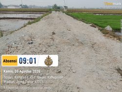 Pembangunan Jalan Usaha Tani (JUT) di Desa Kertosari Madiun Permudah Akses Petani