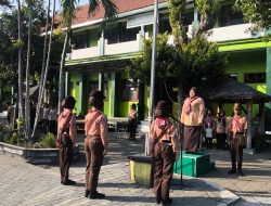Semangat Pramuka Membara, SMPN 2 Ngadiluwih Teguhkan Karakter Generasi Muda