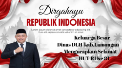 Dinas DLH Kabupaten Lamongan Mengucapkan HUT Kemerdekaan RI Ke – 81