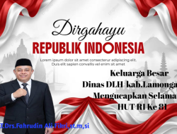 Dinas DLH Kabupaten Lamongan Mengucapkan HUT Kemerdekaan RI Ke – 81