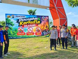 Gunung Kelud Masih Aktif, Polres Kediri Kerahkan Ratusan Personel Hadapi Potensi Bencana