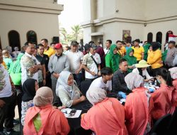 Kodim 0809/Kediri Hadir di Tengah Warga, Baksos dan Bakkes HUT ke-81 TNI Digelar di SLG