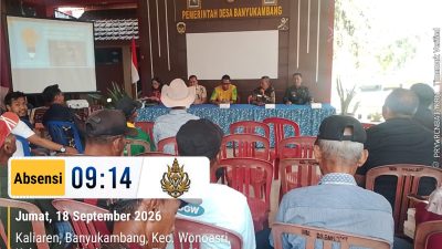 Penyuluhan Tentang Rencana, Pembangunan Jalan Ruas Karangmalang – Banyukambang Madiun