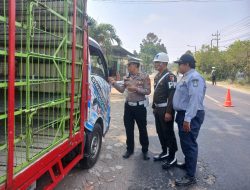 Operasi Gabungan di Jalur Kediri-Kandat, 34 Kendaraan Ditindak