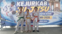 SMPN 1 Gurah Borong Tiga Medali di Kejurkab Ju-Jitsu 2026, Kepala Sekolah: Bukti Kerja Keras dan Disiplin!