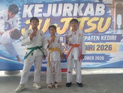 SMPN 1 Gurah Borong Tiga Medali di Kejurkab Ju-Jitsu 2026, Kepala Sekolah: Bukti Kerja Keras dan Disiplin!
