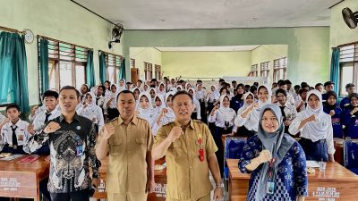 Bentengi Generasi Muda dari Bahaya Narkoba, BNN Kabupaten Kediri Edukasi Pelajar SMPN 1 Wates