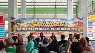 Pasar Ngadiluwih Segera Beroperasi, 19 Zona Disiapkan! 75 Pedagang Masih Antre Lapak