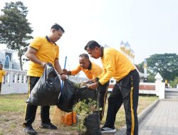 Tak Sekadar Jaga Kamtibmas, Polres Kediri Turun Langsung Rawat Lingkungan Lewat Green Policing